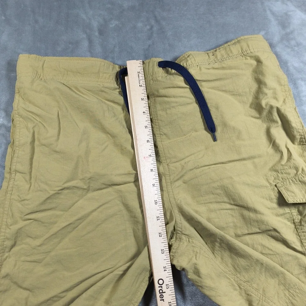 Vintage Polo Ralph Lauren Cargo Swim Trunks Men 37 Brown Surf Board Shorts Lined